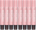 Burt's Bees Shimmer Lip Tint Set, Tinted Lip Balm Stick, Moisturizing for All Day Hydration with Natural Glowy Pigmented Finish & Buildable Color, Grapefruit (8-Pack)