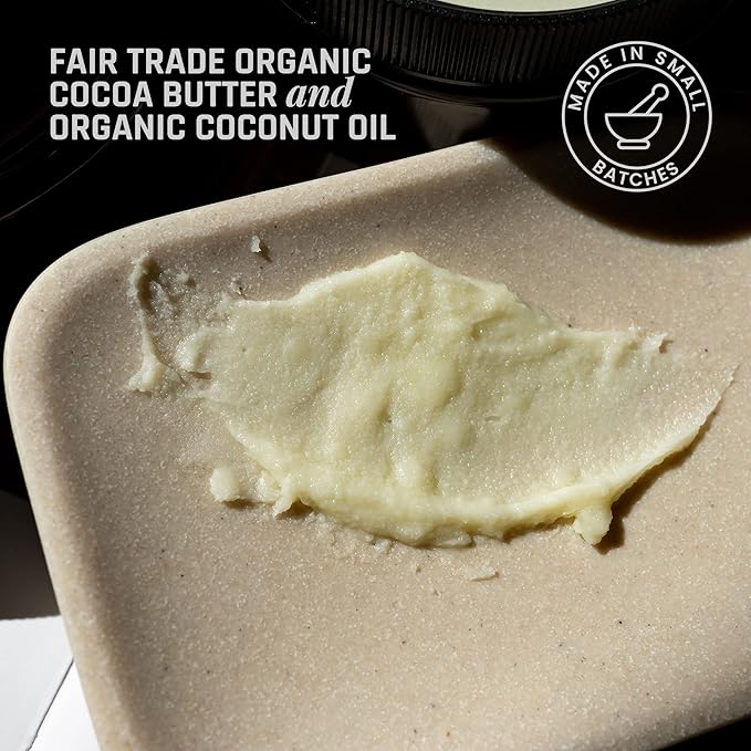 Cocoa, Shea, & Coconut Body Butter | All Natural Moisturizer for Dry Skin | Cocoa Butter for Deep Hydration | Body Balm for Men & Women | 6.3 oz