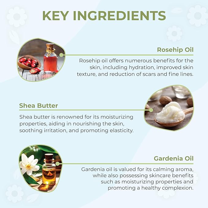 Zatural Organic Seed ROSEHIP BUTTER w/ Virgin Shea (8 oz)- Pure Vitamin C for the Face, Hair & Body | Soothe, Heal | Safe for all ages (8 oz)