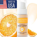 Vitamin C Brightening Face Serum - Enhanced Vitamin C Skin Formula with Hyaluronic Acid, Ferulic Acid & Vitamin E for Anti-Aging & Anti Wrinkle Glowing Face Serum for Women - Made in California, USA