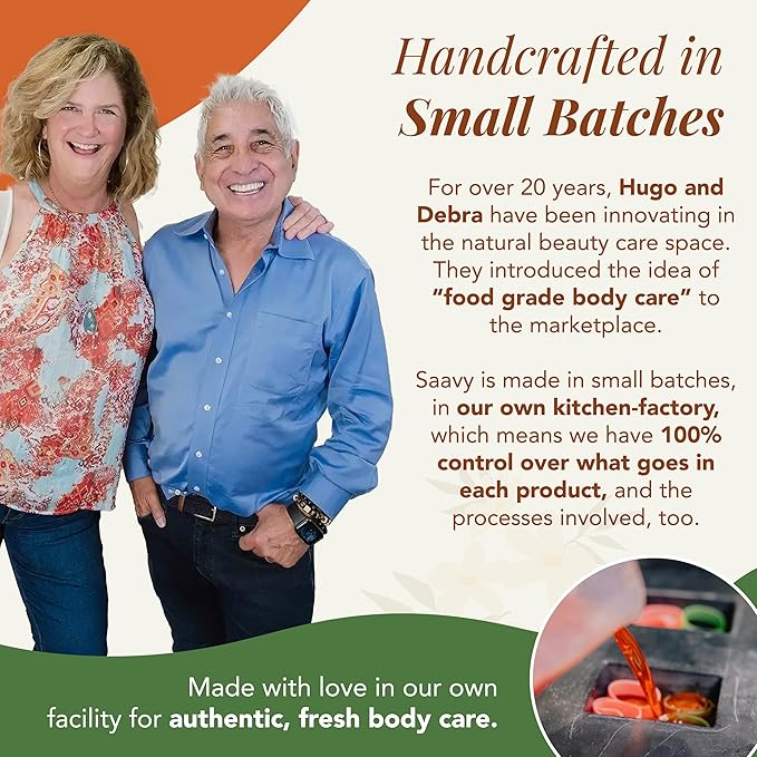 Saavy Naturals Deeply Hydrating Body Cream for Dry Skin – Nourishing Shea Butter, Plant-Based & Sustainably Sourced – Sweet Orange – 8.5 fl oz, 1 pack