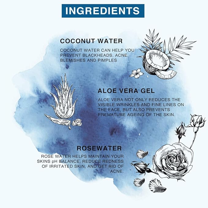 BEAUTE DE PROVENCE | Face & Body Mist Spray - Hydrating Coconut Water With Moisturizing Hyaluronic Acid | Instant Cooling, Conditoning, Hydrating | 8 FL OZ
