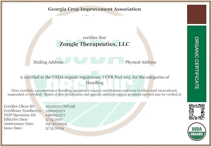 Zongle Therapeutics Organic, Borage Oil, Liquid, Supplement – 100% Pure, Borage Seed Oil, 4 OZ