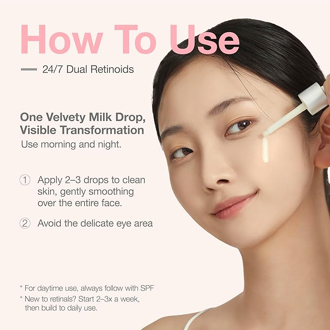 Retinol + Retinal Glow Deep Dive Serum,Dual-Retinoid Glow Booster with Peptides, Texture-Smoothing Hydration, Fragrance-Free, 30ml (1.01 fl oz)