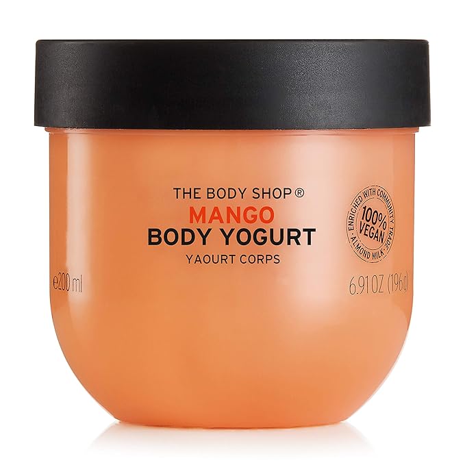 The Body Shop Mango Body Yogurt, 48hr Moisturizer, 100% Vegan, 6.98 Fl Oz