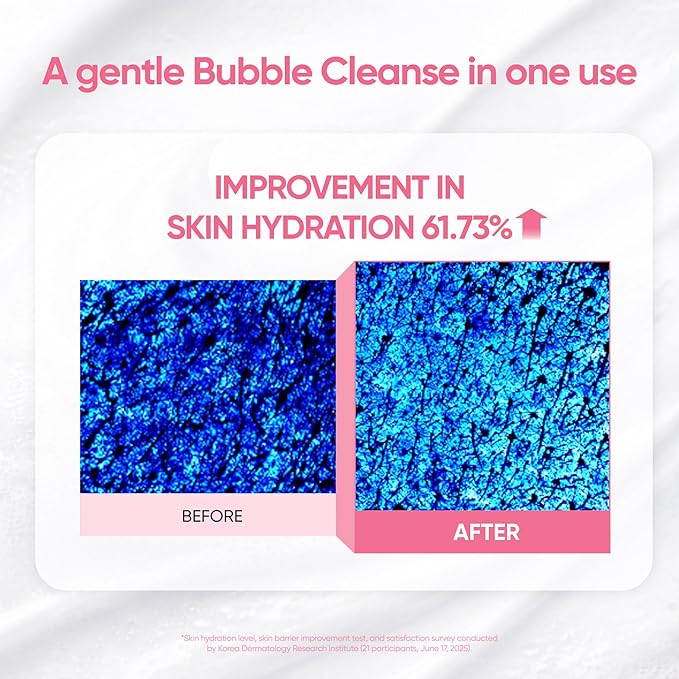 BANILA CO Clean It Zero Amino Bubble Cleanser | pH-Balanced Foaming Facial Cleanser for Sensitive Skin | Daily Moisturizing Face Wash with Hyaluronic Acid & Ceramide (300ml / 10.14 fl. oz)