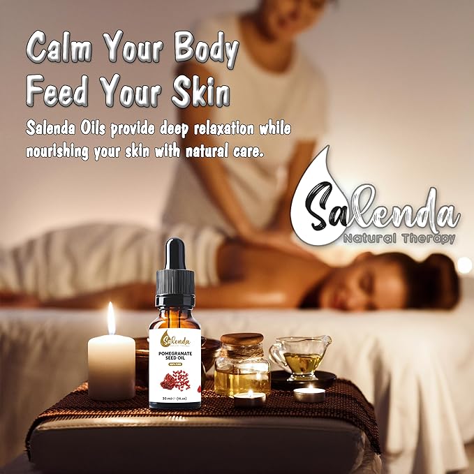 Pomegranate Seed Oil, 100% Pure Cold Pressed Pomegranate Oil for Face,1 Fl Oz (30 ml)