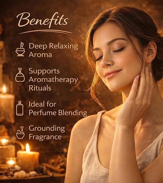 dève herbes Labdanum Essential Oil (Cistus ladaniferus) with Glass Dropper | Pure | Viscous Texture | Unisex | All Skin Types | External Use | Natural Extract | Steam Distilled 30ml (1 oz)