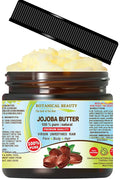 Botanical Beauty JOJOBA OIL BUTTER RAW VIRGIN UNREFINED for Face, Body, Hair, Nails. Dry Skin, Cracked Hands, Eczema, Psoriasis Rashes, Itchiness, Redness (16 Fl Oz)