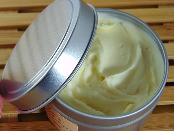 Handmade Whipped Body Butter Cocoa Vanilla - 100% All Natural Ingredient Hydrating Moisturizing Body Cream with Essential Oils For Men and Women, 3 Oz
