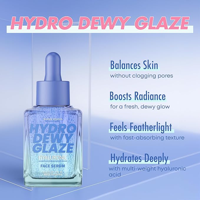 Hyaluronic Acid Face Serum – Dermatologist-Tested, Anti-Aging, Hydrates, Smooths & Plumps Skin – Clean Korean Skin Care – Vegan, Natural Beauty – 1.69 Fl. Oz