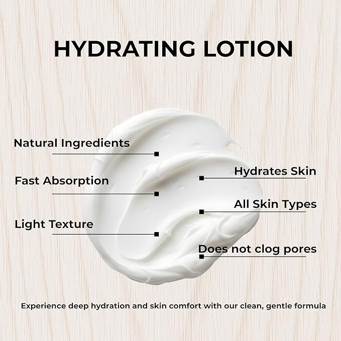 DANI Naturals Lemongrass Lavender Hydrating Lotion, Vegan Paraben-Free, Made with Organic Ingredients,12 fl oz