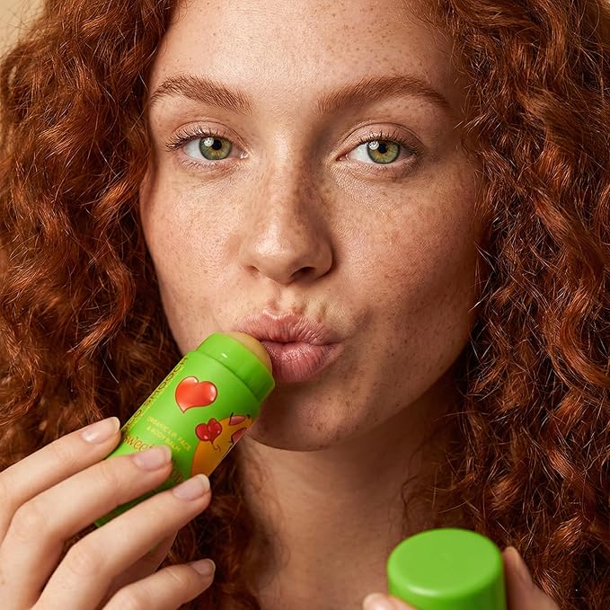 ChocoSmooch Organic Lip, Face & Body Balm, for Dry Cracked Irritated Skin with Argan, Calendula, Avocado & Sea Buckthorn, 1oz Jumbo.