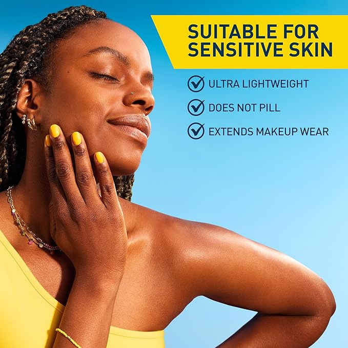 CeraVe Invisible Mineral Sunscreen SPF 50, Face Sunscreen for Sensitive Skin With Zinc Oxide & Titanium Dioxide, Vitamin E + Niacinamide + Ceramides, Oil Free, Travel Size 1.62 oz