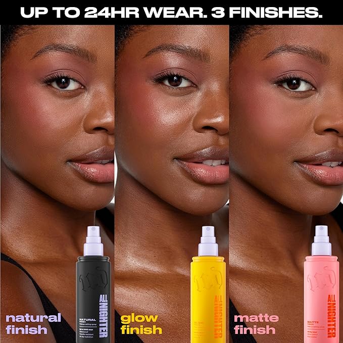 Urban Decay All Nighter Waterproof Makeup Travel Setting Spray - Glass-Skin Glow Finish, Up to 24HR Wear, Dewy Foundation Face Primer, Smudge-Proof, Transfer-Resistant - 1 fl oz (Pack of 2)