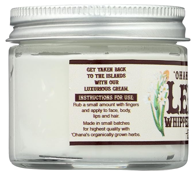 'Ohana Organics Moisturizing Hawaiian Scented Whipped Shea Body Butter Cream, 2 oz