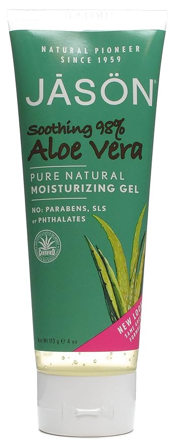 Jason Pure Natural Moisturizing Gel, Soothing Aloe Vera, 4 Ounce