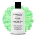The Soap Exchange Body Lotion - Lumberjack Scent - Hand Crafted 8 fl oz / 240 ml Natural Artisan Skin Care for Hand, Face, & Body, Moisturize, Hydrate, & Protect. Made in the USA.