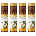 Badger Sweet Orange Cocoa Butter Lip Balm, 100% Organic Lip Balm, Hydrating Long Lasting Lip Moisturizer, Large Stick Lip Care, 4-pack