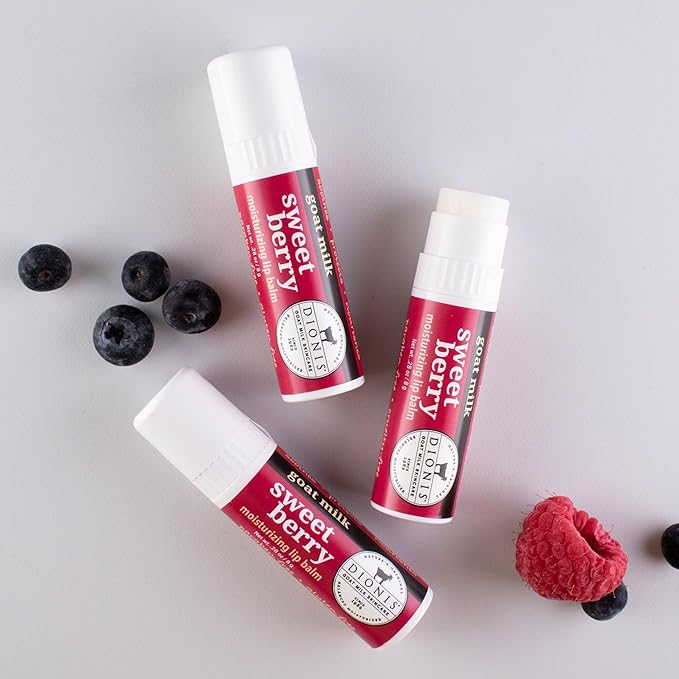 Dionis Goat Milk Lip Balm Sweet Berry 0.28oz (Pack of 6)