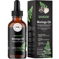 SANOOR Moringa Miracle Oil | FBA Approved | 100% Pure & Cold-Pressed | Deeply Hydrating Oil for Hair & Skin with Natural Nutrient-Rich Hair Butter for Strength & Shine | 2.02oz (60ml)