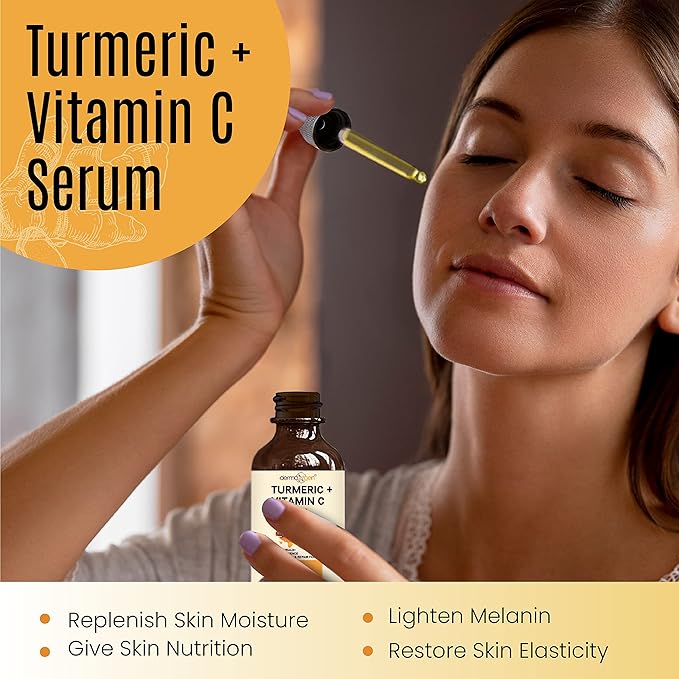 Glow Boosting Moisturizer- Anti-Aging, Reduce Acne, Dark Spot Remover, Hydrates & Controlling Oil & Refining Pores Turmeric Mask - Set of 4 (Turmeric Complete Set)