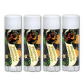 Joshua Tree Organic Lip Balm: 25 Flavor Varieties Made with Beeswax (4-pack, Peppered Pineapple)
