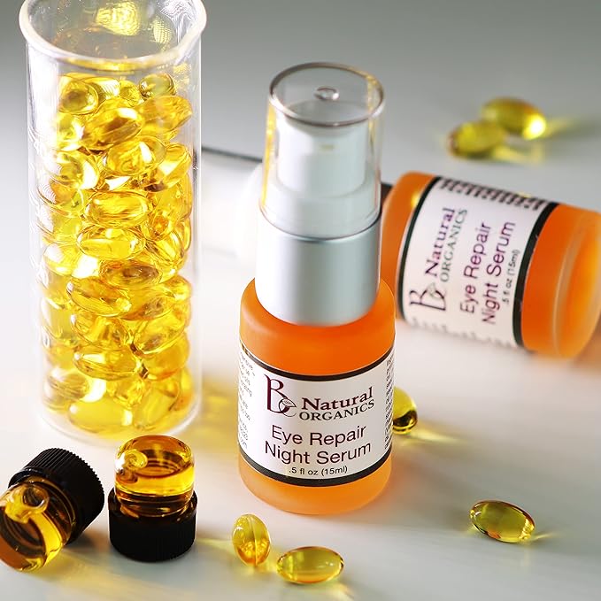 Be Natural Organics Eye Repair Night Serum .5 Oz (15 ml)