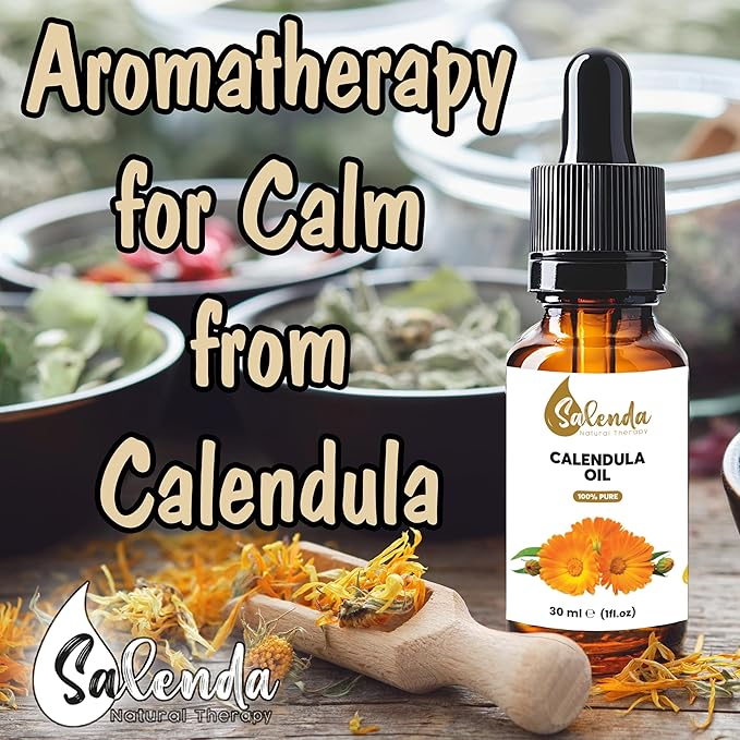 Calendula Oil, Calendula Oil for Skin, Fragrance Oils for Candle Making, 100% Pure & Natural, 1 Fl Oz (30 ml)