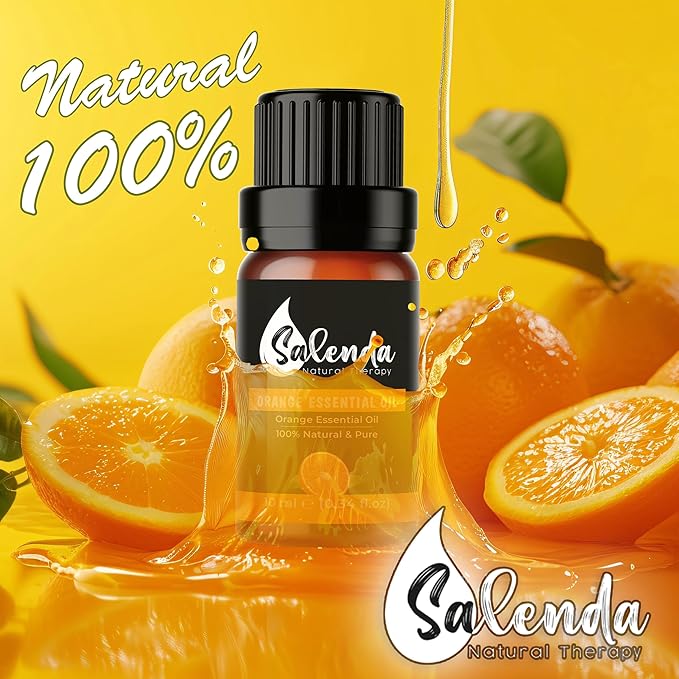 Orange Essential Oil -100% Pure Natural Aromatherapy Essential Oils for Diffuser, Candle Making,Skin-0.34 Fl Oz (10 ml)