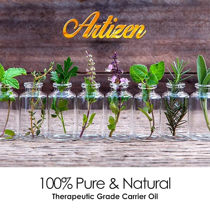 Artizen Cold Pressed Rosehip Oil - Pure, Therapeutic Grade for Skin, Hair & Nails, Ance Dropper Included - 4 fl oz