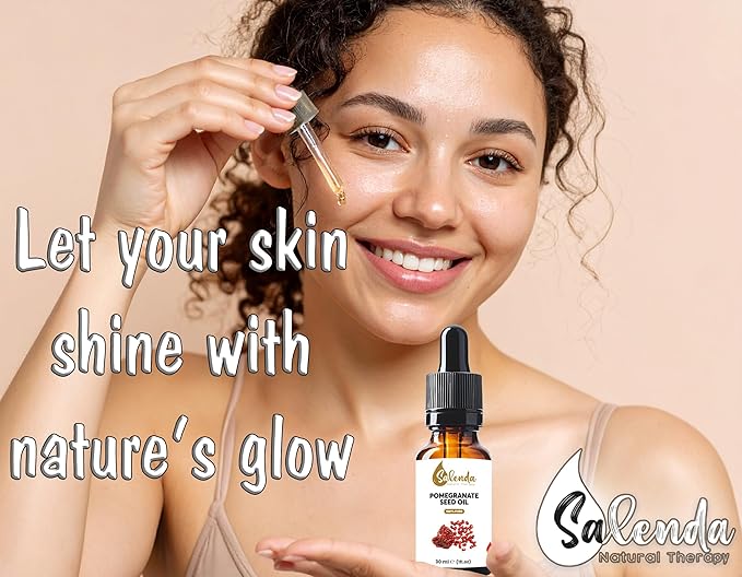 Pomegranate Seed Oil, 100% Pure Cold Pressed Pomegranate Oil for Face,1 Fl Oz (30 ml)