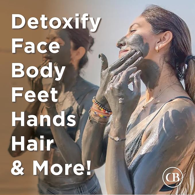 California Biology Kaolin Clay for Face & Body | Indian Healing Clay Powder for Sensitive Skin | Facial Mask & Clay Body Scrub | Natural Skin Care Mask | 6 Count