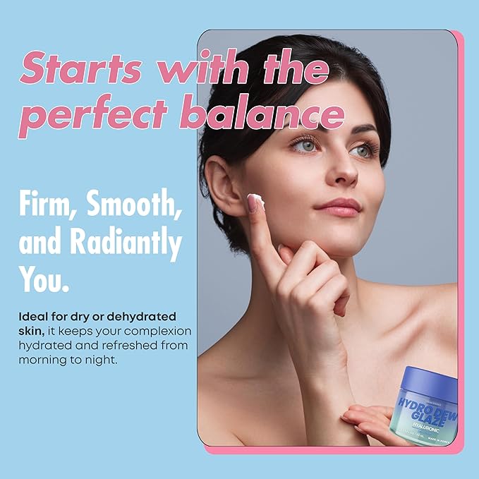 Hyaluronic Acid Day Cream - Dermatologist Tested, Anti-Aging, Korean Skin Care, Hydrates & Smooths Dry Skin, Improves Texture & Firmness - Clean Beauty, Vegan, Non-GMO - 1.69 Fl Oz