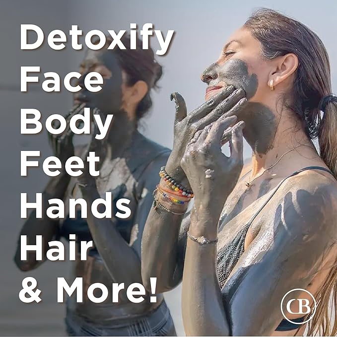 California Biology Sensitive & Oily Skin Clay Mask | Kaolin & Calcium Bentonite Clay | Indian Healing Clay for Face & Body | Pore Cleansing Face & Body Clay | Natural Skin Care Mask | Travel 6 Count