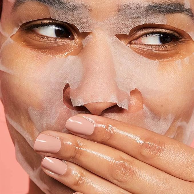 Oh K! Cream Sheet Mask - Sweet Peach - Korean Face Mask Sheet - Facial Skin Care Products - Clean Korean Skincare - Hydrating Face Sheets - 1 Pc