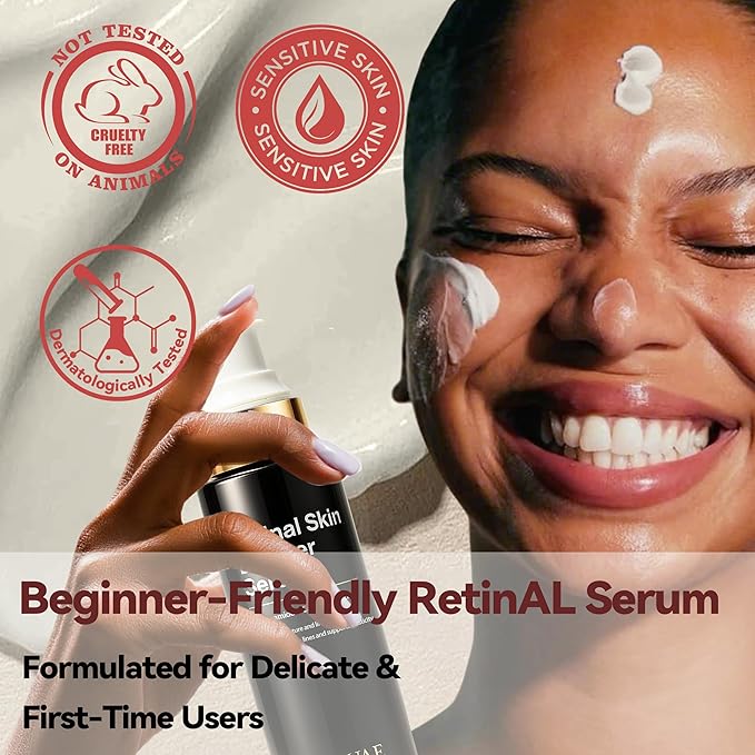 Retinal Serum for Face - Korean Advanced Retinaldehyde Skin Booster with Niacinamide & Centella Asiatica - Anti-Aging Shot for Fine Lines & Wrinkles - Retinol Alternative for Women and Men