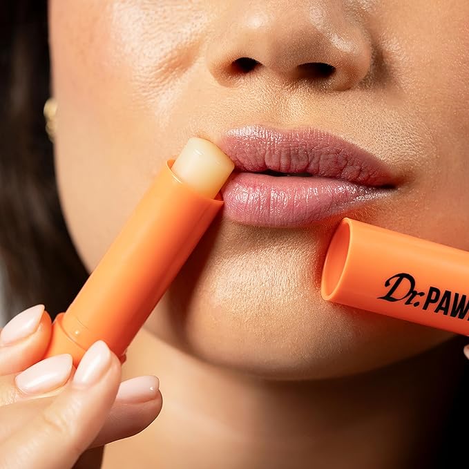 Dr. PawPaw Lip Balm - Hydrating Lip Balm Moisturizer with Aloe Vera for Deep Nourishment - Castor Oil Enriched - Mango - 0.13 oz (Pack of 2)