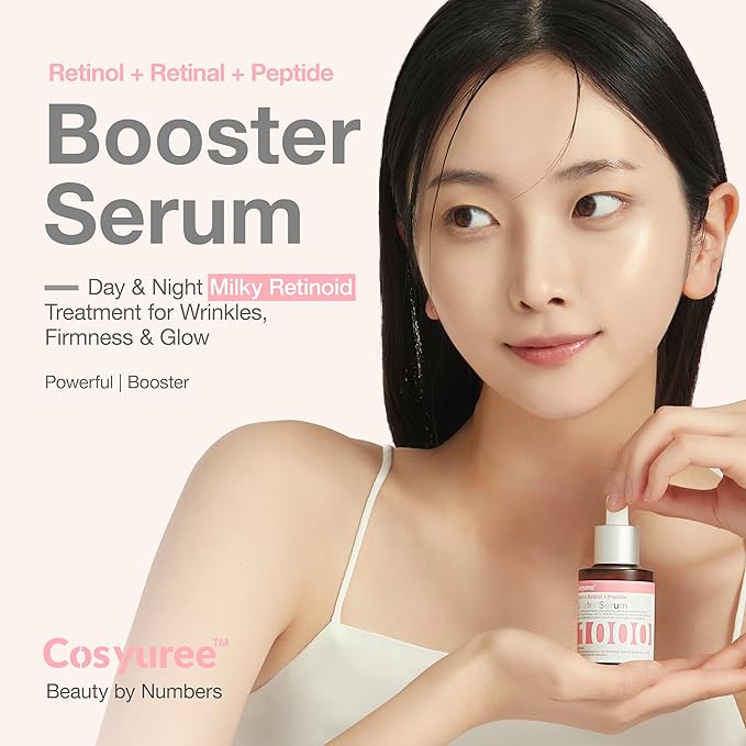 Retinol + Retinal Glow Deep Dive Serum,Dual-Retinoid Glow Booster with Peptides, Texture-Smoothing Hydration, Fragrance-Free, 30ml (1.01 fl oz)