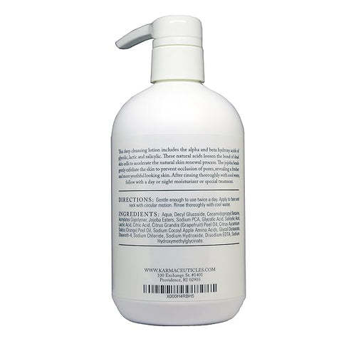 AHA BHA Exfoliating Cleanser 16Oz -