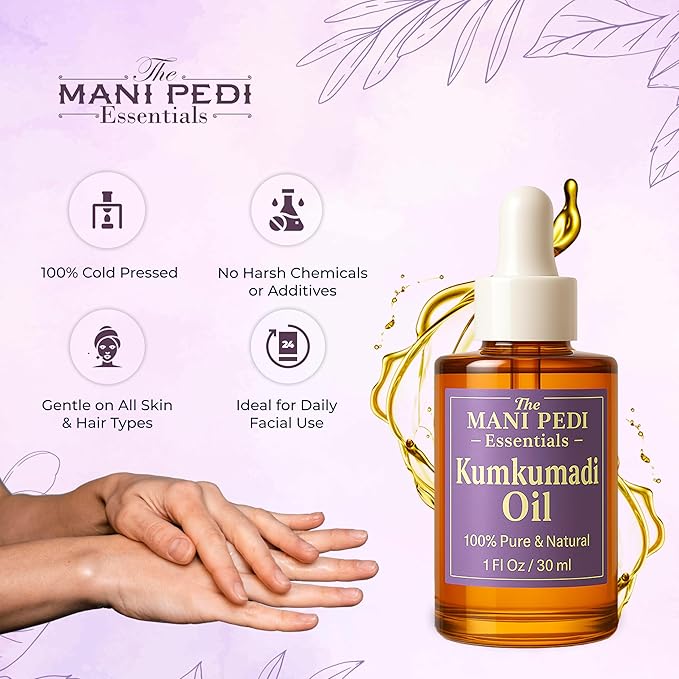 TMPE Kumkumadi Oil for Face with Saffron – Ayurvedic Face Oil for Glowing Skin, Uneven Tone & Dull Skin | Lightweight Hydrating Facial Oil for Radiant Skin – 1 fl oz