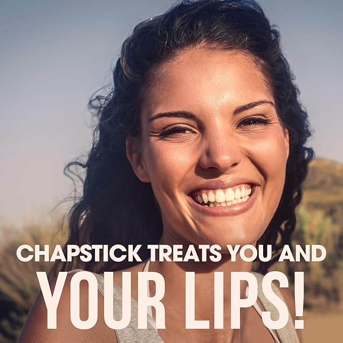 ChapStick Lip Balm Fruit & Cream 3-Pack Collection – Peach, Strawberry & Banana Flavors, 0.15 Oz Ea