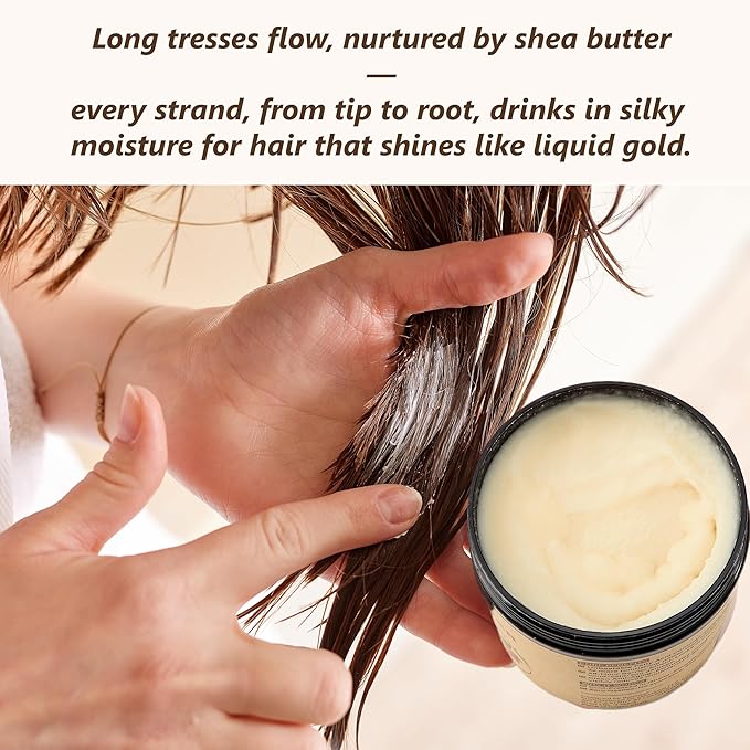 Raw Shea Butter, Unrefined African Shea Butter, Face & Body Care Moisturizer for Homemade Soap, Creams, and Lip Products with Premium Packaging, 16 oz Can