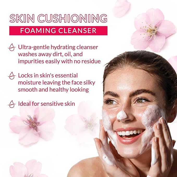 Hada Labo Tokyo Gentle Hydrating Foaming Facial Cleanser, Fragrance-Free Sensitive Skin Face Wash with Hyaluronic Acid and Conditioning Agents Soften Skin, Locks In Moisture, 5.0 Oz