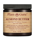Almond Body Butter 4 oz 100% Pure Raw Fresh Natural Cold Pressed. Skin, Hair, Nail Moisturizer, For DIY Creams, Lip Balms, Lotions and Soap Making