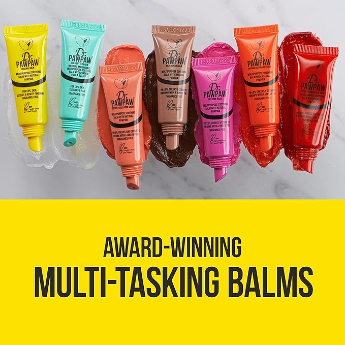 Dr.PAWPAW Rich Mocha Balm, Multi-Purpose Natural No Fragrance, for Hydrating Lips, Skin, Hair, Cuticles, Nails & Beauty Finishing (25 ml)