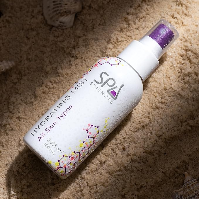 SPA SCIENCES - Hydrating Mist - Made in the USA - With Aloe Vera, Rose, Turmeric - Moisturize, Refresh, Restore - Vegan - Sensitive - Clean Beauty - For All Skin Types - 3oz