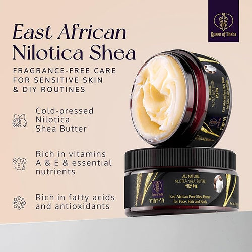 African Pure Shea Butter Raw Organic for Skin 14 Oz – USDA Organic Certified All-Natural African Shea Butter Moisturizer for Face, Hair and Body Care, Suitable for All Skin Types