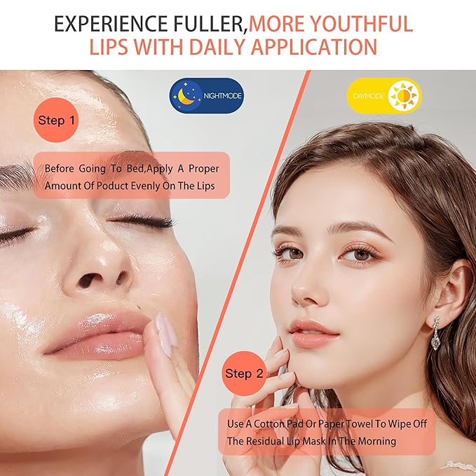 Sleeping Lip Mask: Nourish,Dry Lips,Hydration,Moisturizing for Cracked Lips,Visibly Plumps & Softens,Long-lasting Moisture to Soothe Dry Chapped Lips 10G|0.35 oz