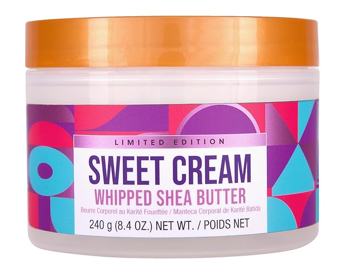 Tree Hut Sweet Cream Whipped Shea Body Butter, Hydrating & Nourishing Body Lotion with Natural Oils, Moisturizer for Soft & Smooth Skin, 8.4 Oz